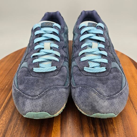 Asics Gel Sight Ronnie Fieg Shoes Men's 11 Blue Suede Leather Athletic Sneakers - Picture 2 of 11